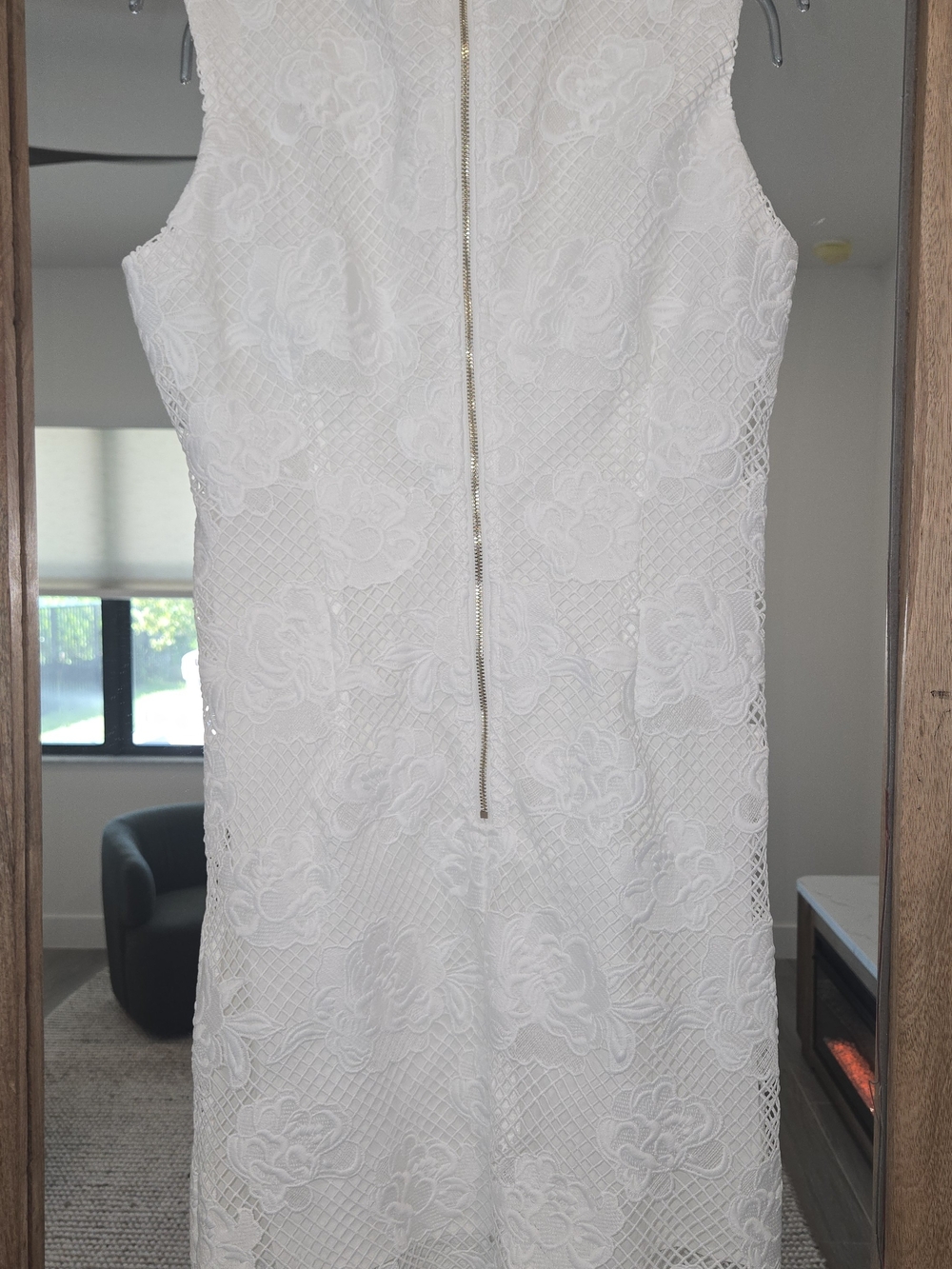 Generation Love White Floral Lace Mini Dress - Picture 3 of 5